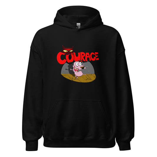 Courage The Cowardly Dog Unisex Hoodie