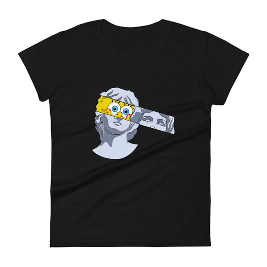 Women's T-shirt Sponge Art