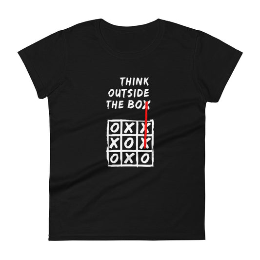Women's T-shirt Think Outside the Box