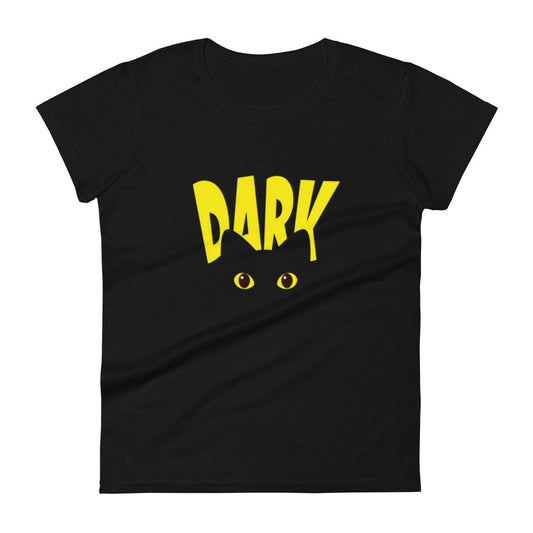 Women's T-shirt Dark Cat