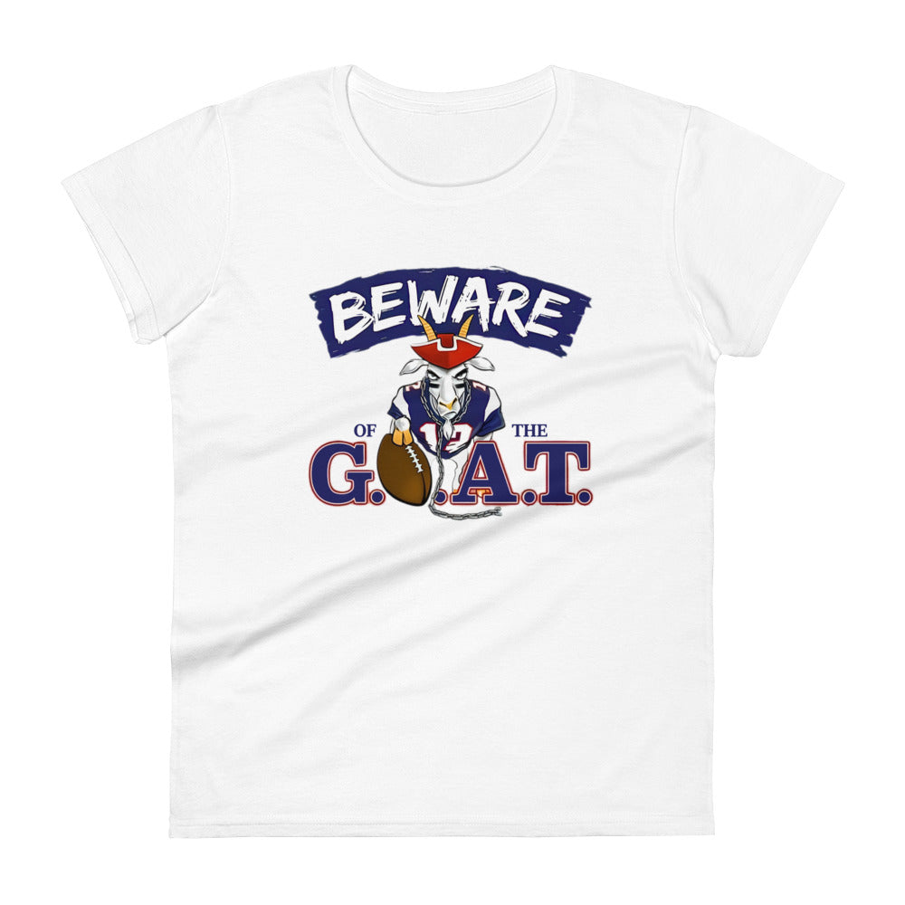 Women's T-shirt Beware Of The Goat